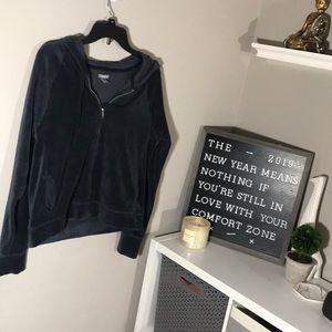 Aerie velour zip-up jacket